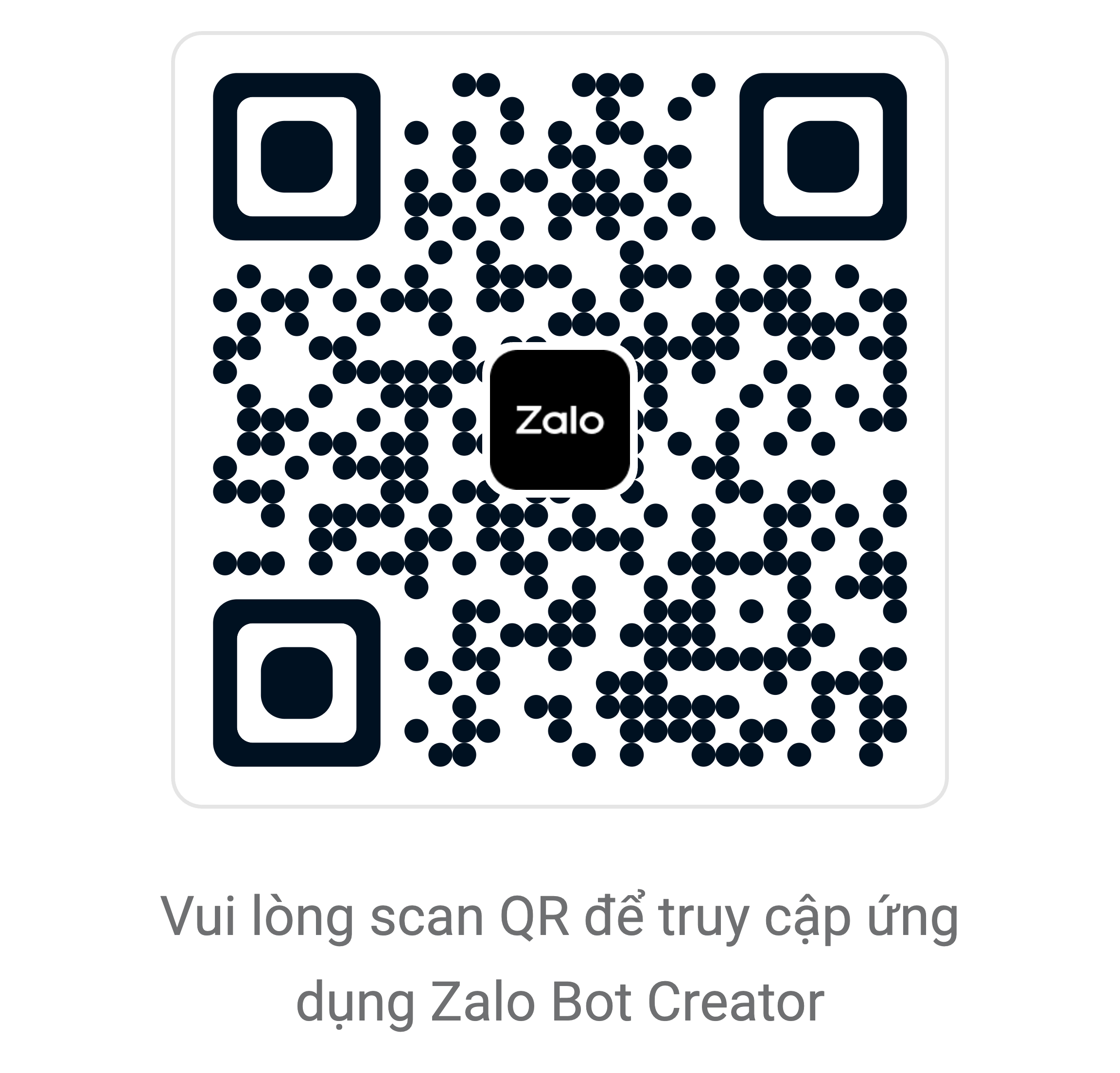 Mã QR tới trang quản lý bot